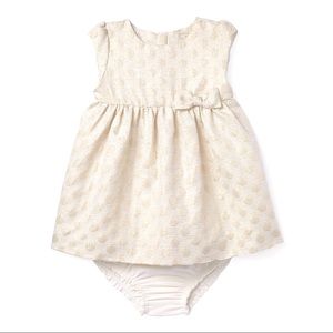 NWT KATE SPADE Baby’s Gold Dot Dress Size 18M